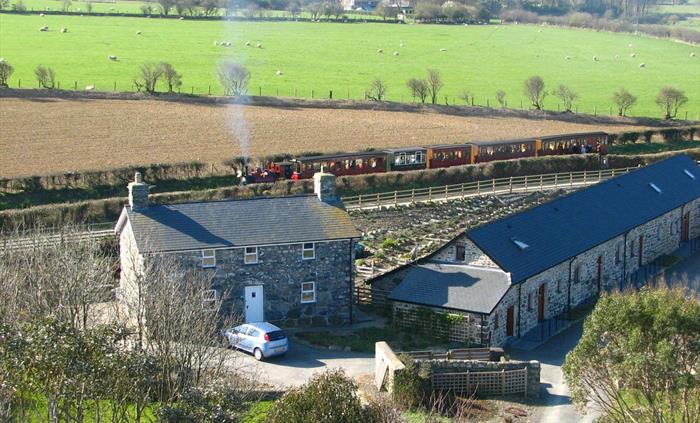 Talyllyn Railway in the background
